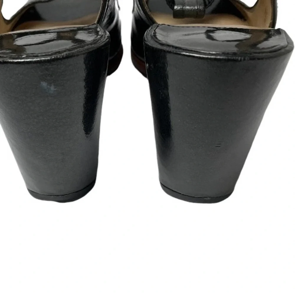 Modern Vintage Metallic Patent Leather Pumps